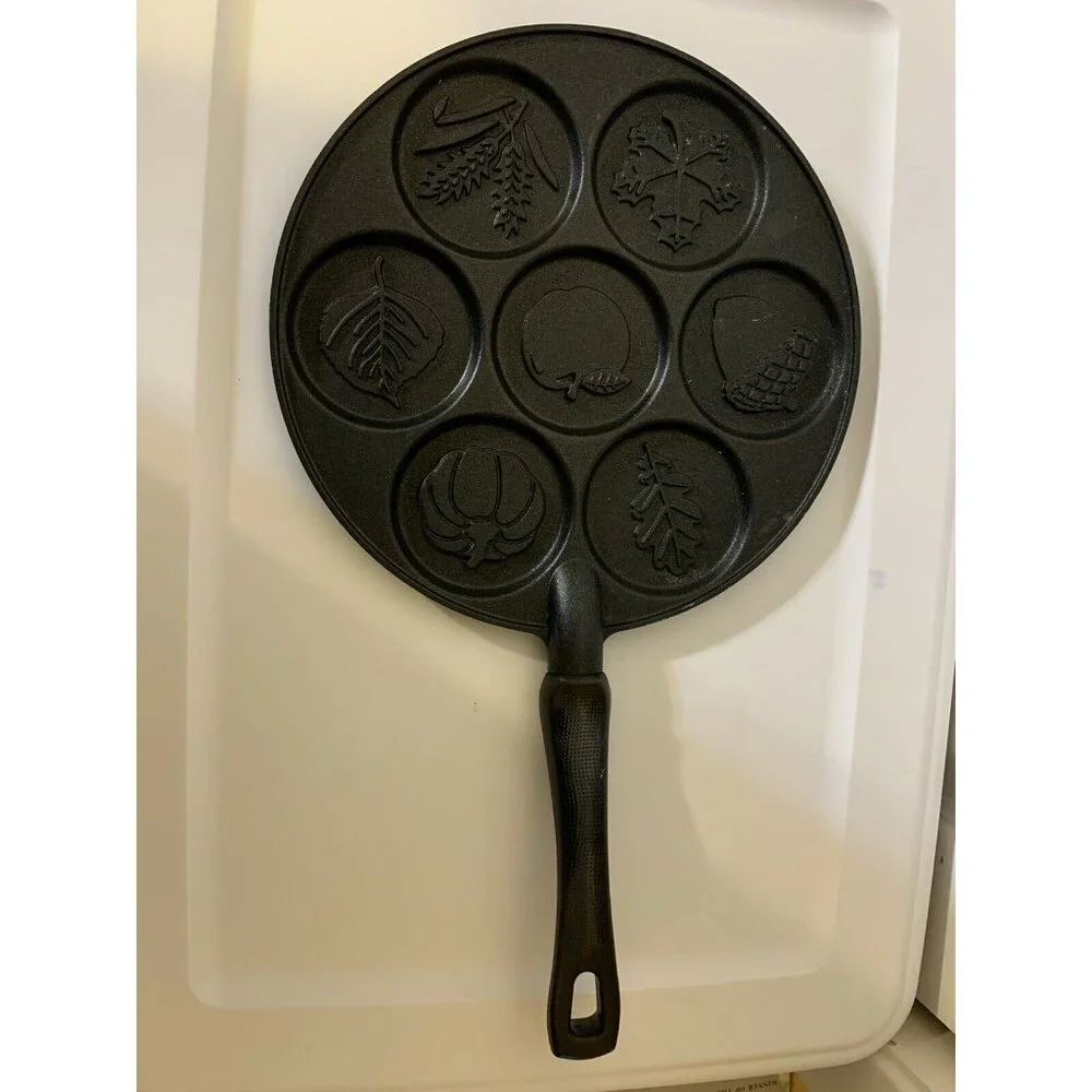 Nordic Ware Pancake Skillet Griddle Silver Dollar‎ Size Fall Options